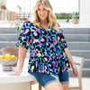 Peak Top in Kasey Leopard by Kasey Rainbow