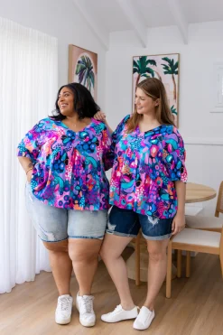 Peak Top in Midnight Safari by Kasey Rainbow