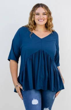 Peak Top in Navy