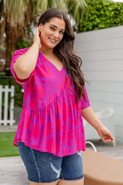 Peak Top in Summer Floral by Kasey Rainbow