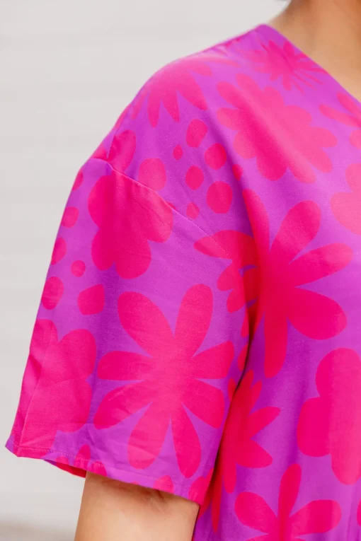 Peak Top in Summer Floral by Kasey Rainbow