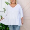 Peak Top in White