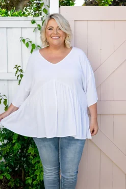 Peak Top in White