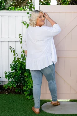 Peak Top in White