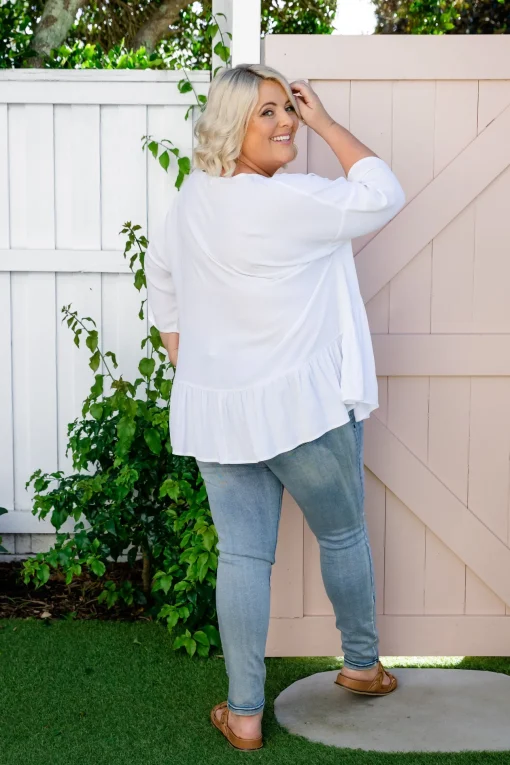 Peak Top in White