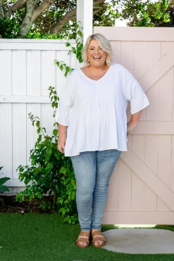 Peak Top in White
