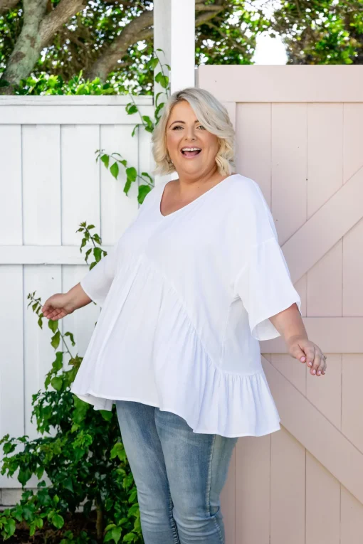 Peak Top in White