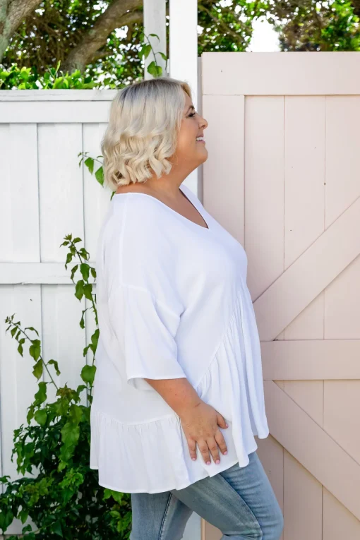 Peak Top in White