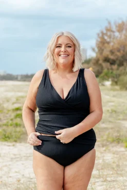 Pearl Bikini Pants in Black