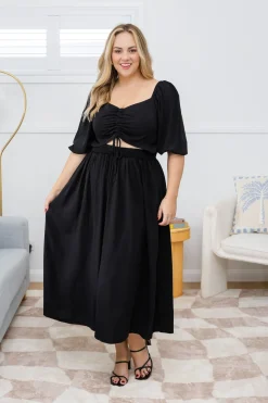 Pippa Cut Out Dress in Black
