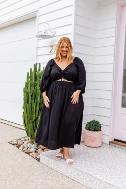Pippa Cut Out Dress in Black