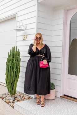 Pippa Cut Out Dress in Black