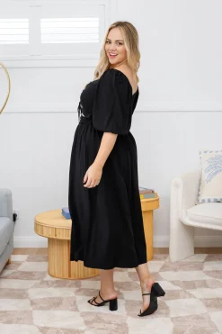 Pippa Cut Out Dress in Black