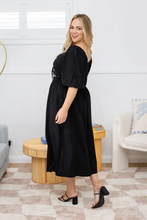 Pippa Cut Out Dress in Black