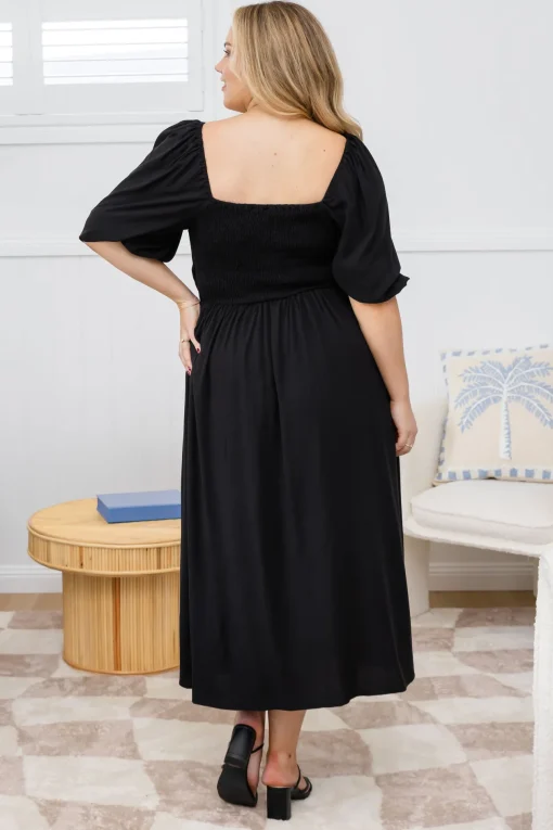 Pippa Cut Out Dress in Black