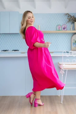 Pippa Cut Out Dress in Pink