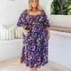 Pippa Cut Out Dress in Posie