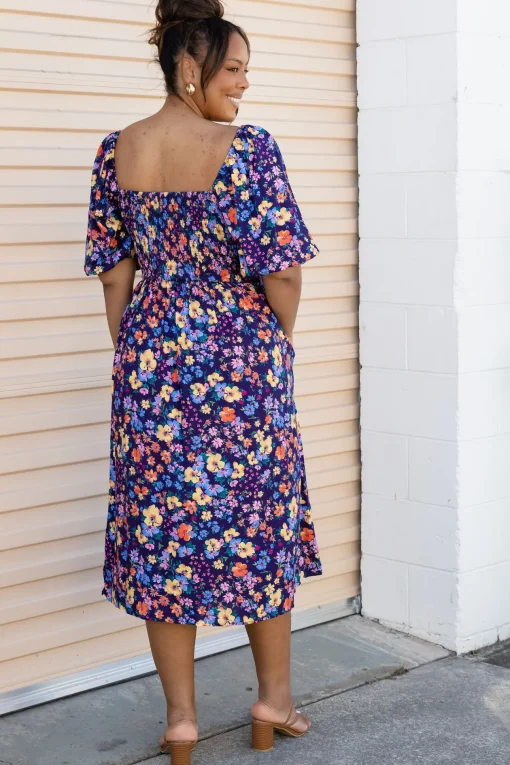 Pippa Cut Out Dress in Posie