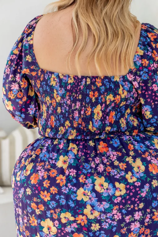 Pippa Cut Out Dress in Posie