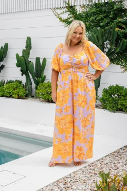 Pippa Jumpsuit in Honey Bloom