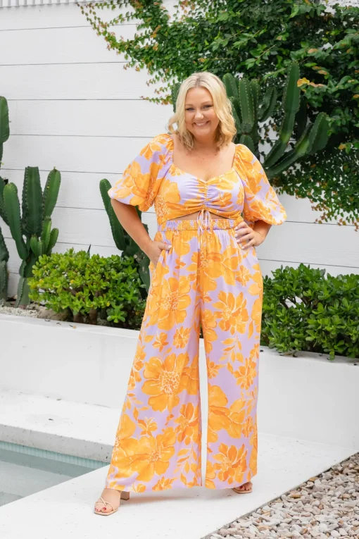 Pippa Jumpsuit in Honey Bloom