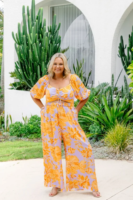 Pippa Jumpsuit in Honey Bloom