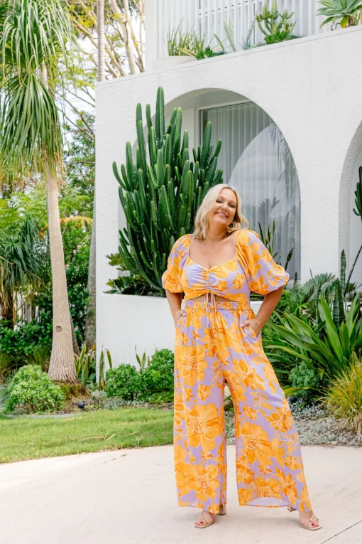 Pippa Jumpsuit in Honey Bloom