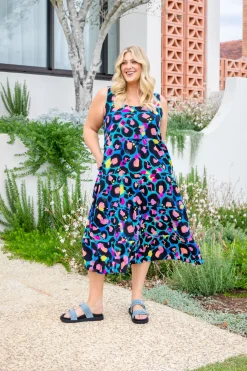 Ronnie Dress in Kasey Leopard by Kasey Rainbow