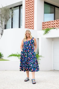 Ronnie Dress in Kasey Leopard by Kasey Rainbow
