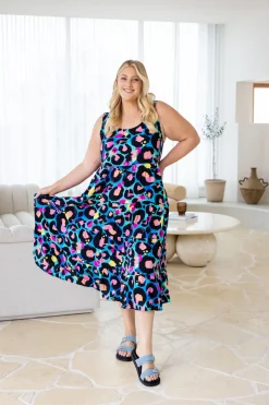 Ronnie Dress in Kasey Leopard by Kasey Rainbow