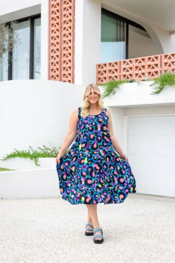 Ronnie Dress in Kasey Leopard by Kasey Rainbow