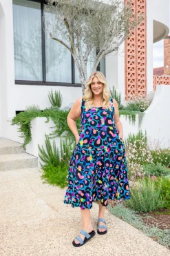 Ronnie Dress in Kasey Leopard by Kasey Rainbow