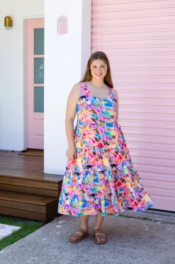 Ronnie Maxi Dress in Aussie Lilac by Kasey Rainbow
