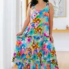 Ronnie Maxi Dress in Floral Fancy by Kasey Rainbow