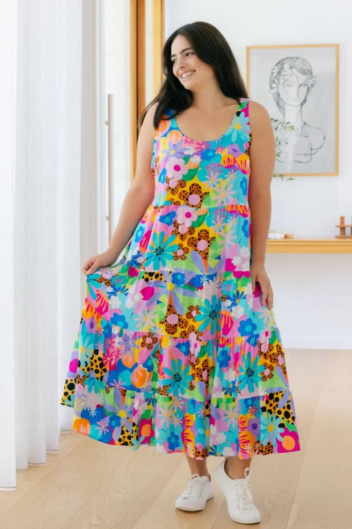Ronnie Maxi Dress in Floral Fancy by Kasey Rainbow