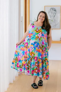 Ronnie Maxi Dress in Floral Fancy by Kasey Rainbow