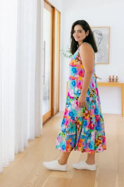 Ronnie Maxi Dress in Floral Fancy by Kasey Rainbow