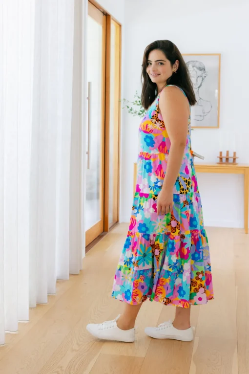 Ronnie Maxi Dress in Floral Fancy by Kasey Rainbow