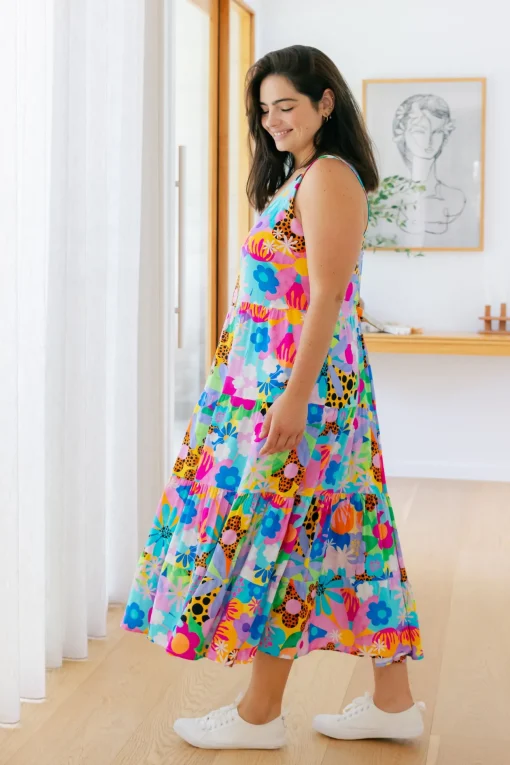 Ronnie Maxi Dress in Floral Fancy by Kasey Rainbow