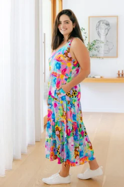 Ronnie Maxi Dress in Floral Fancy by Kasey Rainbow