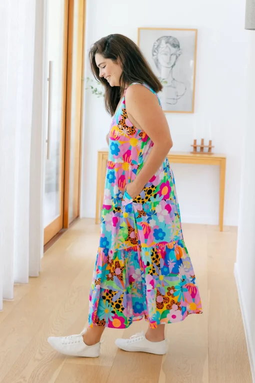 Ronnie Maxi Dress in Floral Fancy by Kasey Rainbow