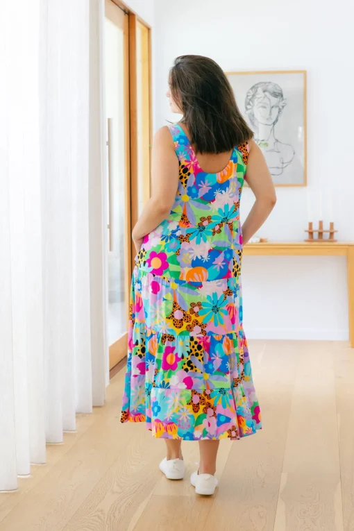 Ronnie Maxi Dress in Floral Fancy by Kasey Rainbow