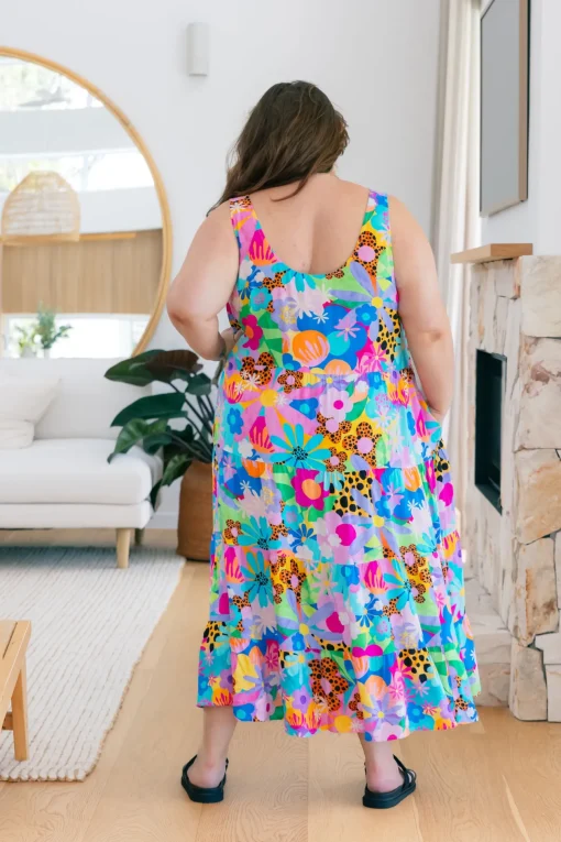 Ronnie Maxi Dress in Floral Fancy by Kasey Rainbow