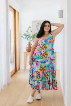 Ronnie Maxi Dress in Floral Fancy by Kasey Rainbow