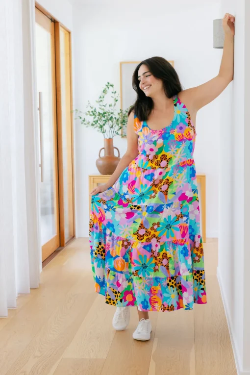 Ronnie Maxi Dress in Floral Fancy by Kasey Rainbow