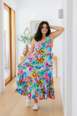 Ronnie Maxi Dress in Floral Fancy by Kasey Rainbow