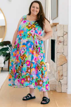 Ronnie Maxi Dress in Floral Fancy by Kasey Rainbow
