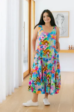 Ronnie Maxi Dress in Floral Fancy by Kasey Rainbow