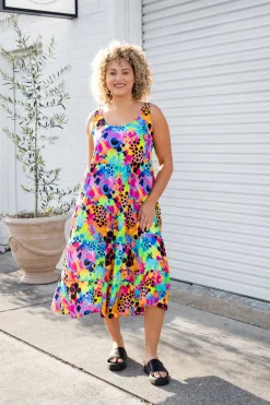 Ronnie Maxi Dress in Messy Mind by Kasey Rainbow