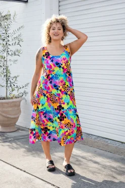 Ronnie Maxi Dress in Messy Mind by Kasey Rainbow